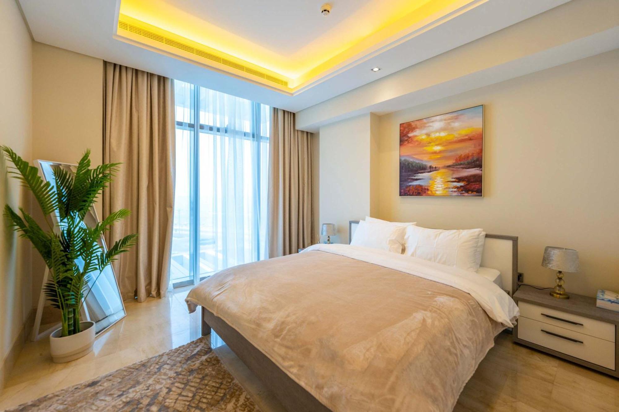 Spacious Beachfront 2 Bedroom Apartment - The 8 Dubai Dış mekan fotoğraf