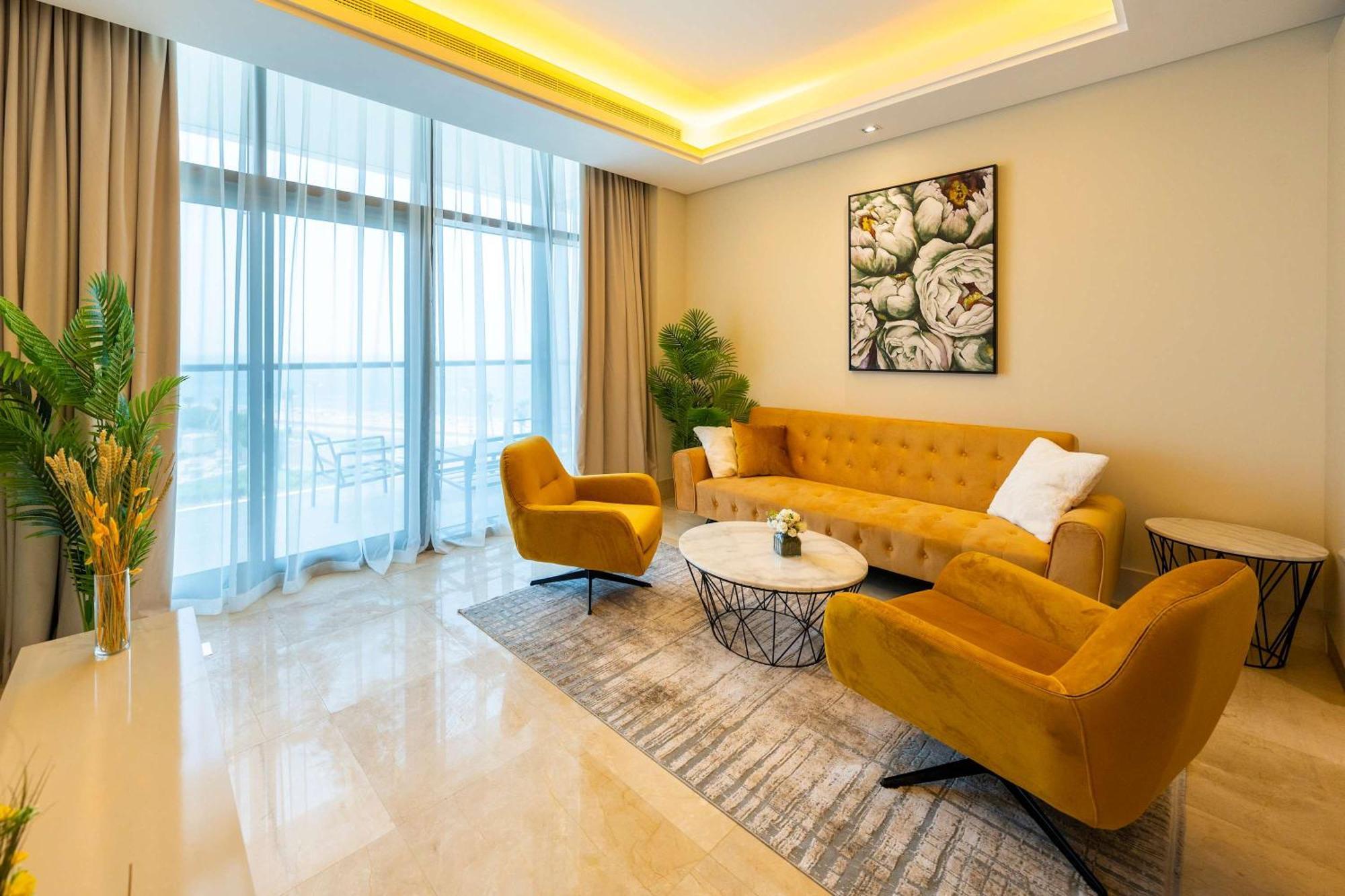 Spacious Beachfront 2 Bedroom Apartment - The 8 Dubai Dış mekan fotoğraf